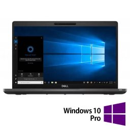 Laptop Dell Refurbished Latitude 5400 14 inch FHD Intel Core i5-8365U 8GB 256GB SSD Windows 10 Pro Grey