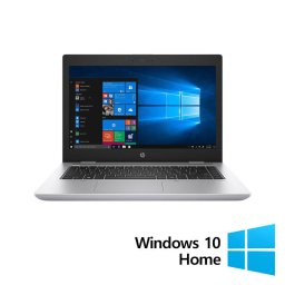 Laptop HP Refurbished ProBook 640 G5 FHD 14 inch Intel Core i5-8265U 8GB 256GB SSD Windows 10 Home SIlver