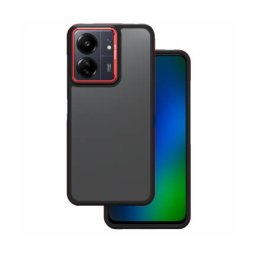 Husa OEM Xiaomi Redmi 13C 5G / C65 / 13C Crystal Black Rosu