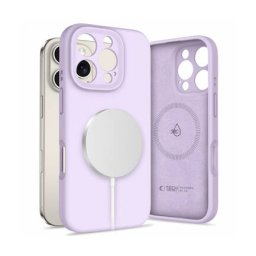 Husa TECH-PROTECT MagSafe Apple iPhone 16 Pro Max Liquid Silicone Mov