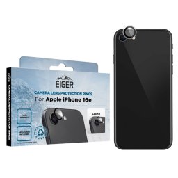 Folie protectie Eiger Sticla Camera 3D Mountain Glass pentru iPhone 16e Clear