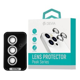 Folie protectie Devia Sticla Camera Peak Series pentru Samsung Galaxy S25 Plus pachet de 3 buc. Transparent