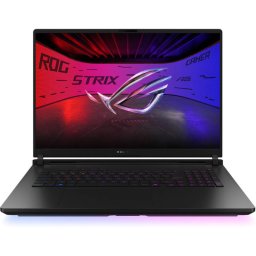 Laptop ASUS ROG Strix Scar 18 inch 2.5K Intel Core Ultra 9 275HX 64GB 2TB SSD RTX 5080 Free Dos Off Black