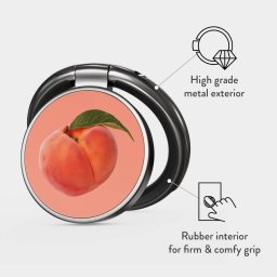 Inel Pentru Telefon Burga Gunmetal Peachy Multicolor