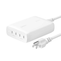 Incarcator Belkin BOOSTCHARGE PRO 4-PORT USB-C GAN 200W Alb