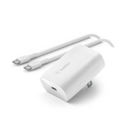 Incarcator Belkin 30W PD PPS Boostcharge + USB-C TO USB-C Alb
