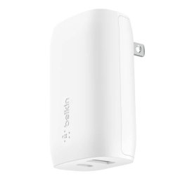 Incarcator Belkin 37W USB-C PD PPS 25W USB-C PD PPS + 12W USB-A Dual Alb