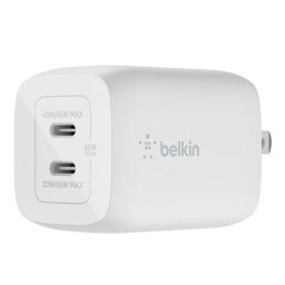 Incarcator Belkin 65W PD PPS Dual USB-C GAN Universal Negru