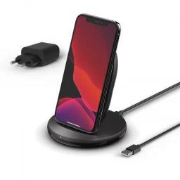 Incarcator Belkin 15W Wireless Charging Stand Negru