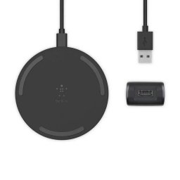 Incarcator Belkin 10W Wireless Charging Pad Micro Usb Cable / No PSU Alb