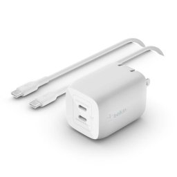 Incarcator Belkin 65W Dual USB-C GAN Alb