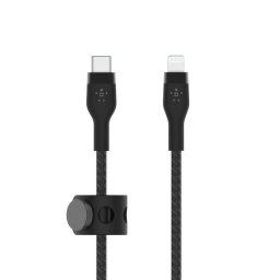 Cablu Date Belkin Boost Charge USB-C TO LTG_Braided Silicone 2m Negru