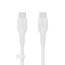 Cablu Date Belkin Boost Charge USB-C TO USB-C 2.0 Silicone 2m Alb