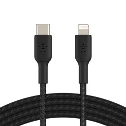 Cablu Date Belkin Boost Charge Lightning TO USB-C Braided 1m Negru
