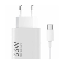 Incarcator Xiaomi Retea Cu Cablu USB-C 33W 3A 1 x USB-A Alb