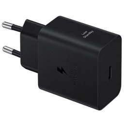 Incarcator Retea Samsung EP-T4511NBEGEU Super Fast Charger 45W Port USB Type-C fara Cablu Negru