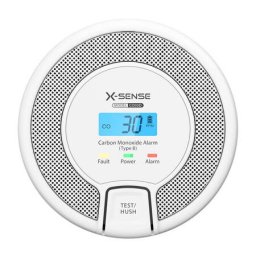 Detector de Monoxid de Carbon X-Sense CO03D Senzor Electrochimic 30 - 999ppm Alb