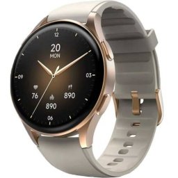 Smartwatch Hama 8900 GPS AMOLED 43mm / 1.43inch Alexa Curea Silicon Bej/Auriu