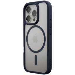 Husa iLera ColorAnt Clear Case Blue pentru iPhone 16 Pro Max