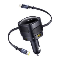 Incarcator Baseus Enjoyment Max USB-C+Lightning USB-A+USB-C 90W Negru