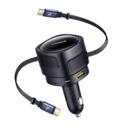 Incarcator Baseus Enjoyment Max USB-C+USB-C 90W Negru