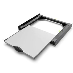 Kit Universal Meliconi TORRE DARK de Suprapunere Masina de Spalat si Uscatorul de Rufe + Suport Retractabil Negru