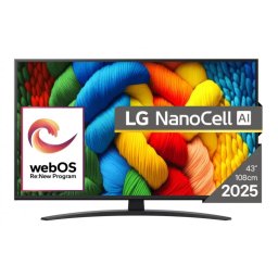 Televizor LG 43NANO81A3A 43inch 109cm LED LCD Negru