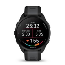 Smartwatch Garmin Forerunner 165 3.05Cm 1.2Inch Amoled Digital 390 x 390 Pixeli Touchscreen Negru