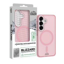 Husa Eiger Blizzard Magsafe GRS pentru Samsung Galaxy S25 Roz