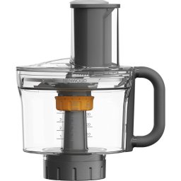 Set Accesoriu pentru Robot de Bucatarie Kenwood MultiPro Food Processor KAH65.000PL cu Disc Feliere 6in1 Vas Tritan 1.2L Geanta Depozitare Gri