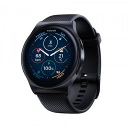 Smartwatch Motorola MotoWatch 120 Ecran AMOLED 1.43Inch Bluetooth GPS Phantom Black