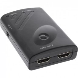 Multiplicator InLine DisplayPort la 2 x HDMI Video Wall Negru