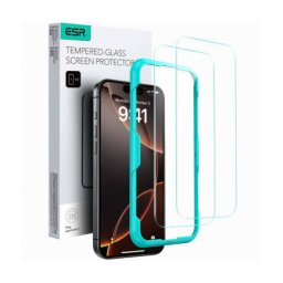 Folie Protectie ESR Apple iPhone 16 Pro Max Sticla Securizata Full Glue Set 2 bucati