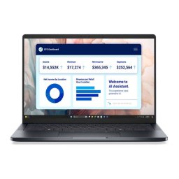 Laptop Dell Pro 14 Premium PA14250 14 inch FHD+ Intel Core Ultra 7 266V 16GB DDR5 512GB SSD FGP Windows 11 Pro 3Yr ProS Grey