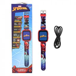 Ceas de Copii Lexibook Spiderman DMW070SP cu Camera Foto Card Memorie 8GB Inclus Varsta 5 Ani+ Multicolor