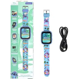 Ceas de Copii Lexibook Stitch DMW070D Camera Foto Card Memorie 8GB Inclus Varsta 5 Ani+ Multicolor