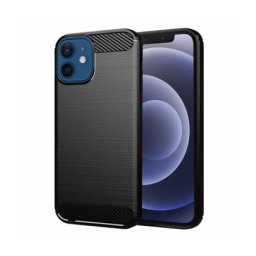 Husa Techsuit Apple iPhone 12 / 12 Pro Carbon Negru