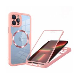 Husa Techsuit MagSafe Apple iPhone 13 Pro ColorVerse 360 Roz