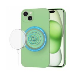 Husa Techsuit MagSafe Apple iPhone 15 Plus SoftFlex Verde