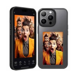 Husa Techsuit Apple iPhone 15 Pro SmartScreen NFC Negru