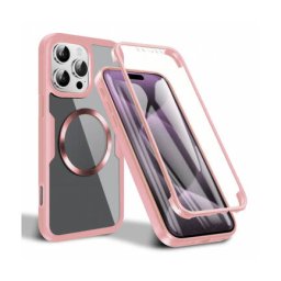 Husa Techsuit MagSafe Apple iPhone 16 Pro ColorVerse 360 Roz
