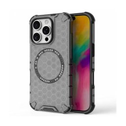 Husa Techsuit MagSafe Apple iPhone 16 Pro HoneyComb Shield Negru