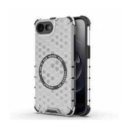 Husa Techsuit MagSafe Apple iPhone 16e HoneyComb Shield Alb