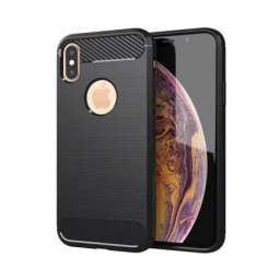 Husa Techsuit Apple iPhone XS Max Carbon Negru