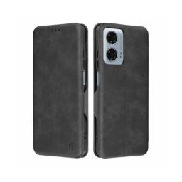 Husa Techsuit Motorola Moto G24 Power Safe Wallet Plus Negru