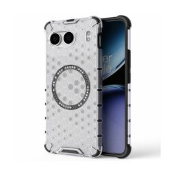 Husa Techsuit MagSafe OnePlus Nord 4 HoneyComb Shield Alb