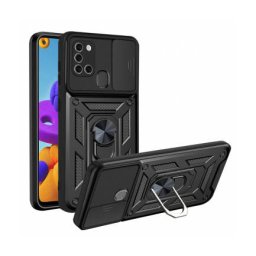 Husa Techsuit Samsung Galaxy A21s A217 CamShield Negru