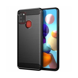 Husa Techsuit Samsung Galaxy A21s A217 Carbon Negru