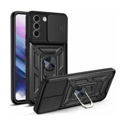 Husa Techsuit Samsung Galaxy S21 FE 5G G990 CamShield Negru