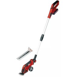 Einhell Power X-Change Cordless Grass Shears/Shrub Shears GE-CG 18/100 Li T (1x 2.5Ah) red/black, Li-ion battery 2.5Ah, with telescopic handle
